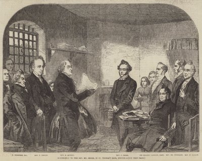 Députation au Révérend M. Shore, dans la prison de St Thomas, Exeter - Henry Anelay